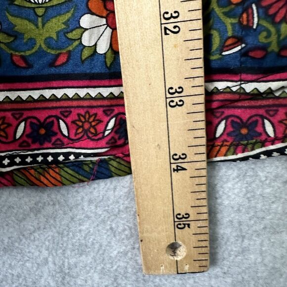 Tunic Women’s Size Medium Festival Boho Hippie‎ Retro Ethnic Floral 3/4 Sleeve - Picture 6 of 10